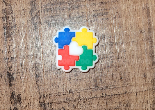 061FB Autism puzzle (Small) Focal Bead