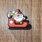 069FB Santa Sleigh Focal Bead