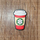 070FB Christmas coffee cup Bead