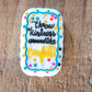 075FB Throw kindness around like confetti Focal Bead