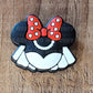 082FB Red mouse dress Focal Bead