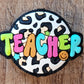 090FB Leopard teacher circle Focal Bead