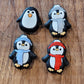 095FB Winter penguin Focal Bead (choose color)