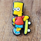 108FB Bart skateboard Focal Bead