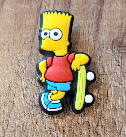 108FB Bart skateboard Focal Bead