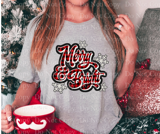 2773 Merry and Bright Buffalo Checkered *DREAM TRANSFER* DTF