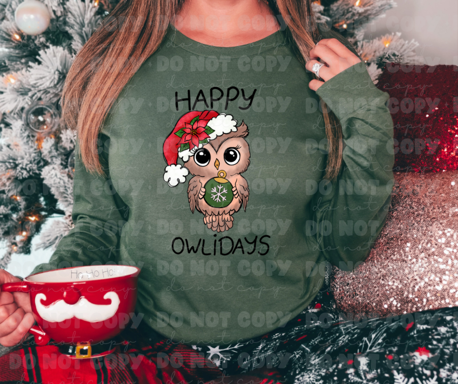 2874 Happy Owlidays *DREAM TRANSFER* DTF