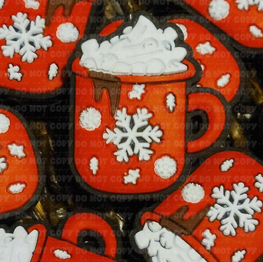 233 FB Christmas cup Focal Bead