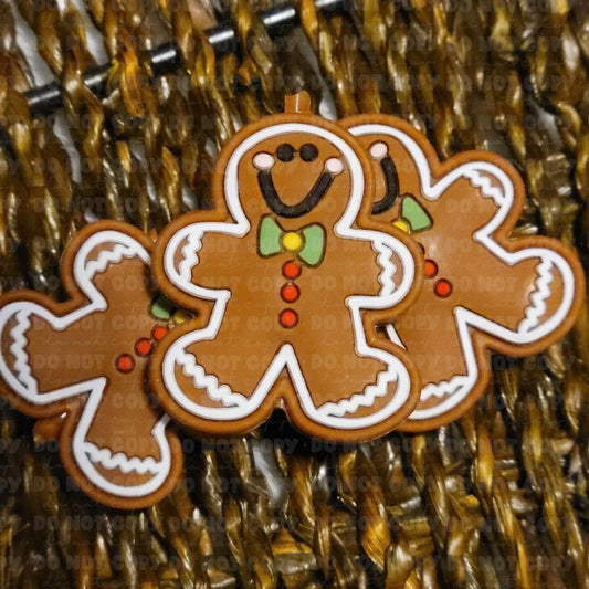 232 FB Gingerbread Christmas Focal Bead