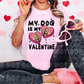 3107 My Dog is my Valentine Cocker spaniel *DREAM TRANSFER* DTF