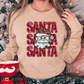 2896 Faux Glitter Santa Santa Santa  *DREAM TRANSFER* DTF