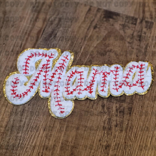 Mama baseball Patch