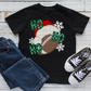 2979 Ho Ho Ho Football Faux Embroidery   *DREAM TRANSFER* DTF