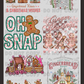 Premade Gingerbread Christmas Gang Sheet 22x60