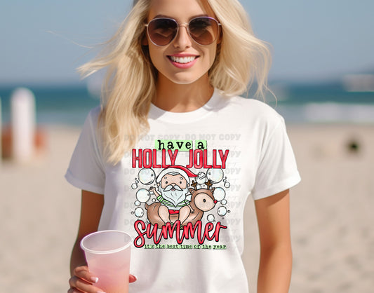 Have a holly jolly summer *DREAM TRANSFER* DTF