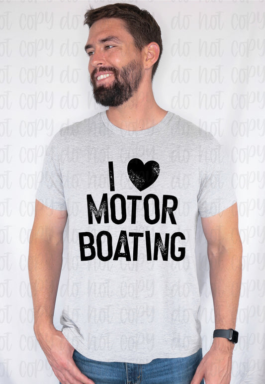 I love motor boating *DREAM TRANSFER* DTF