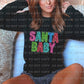 2956 Faux sequin Santa Baby *DREAM TRANSFER* DTF