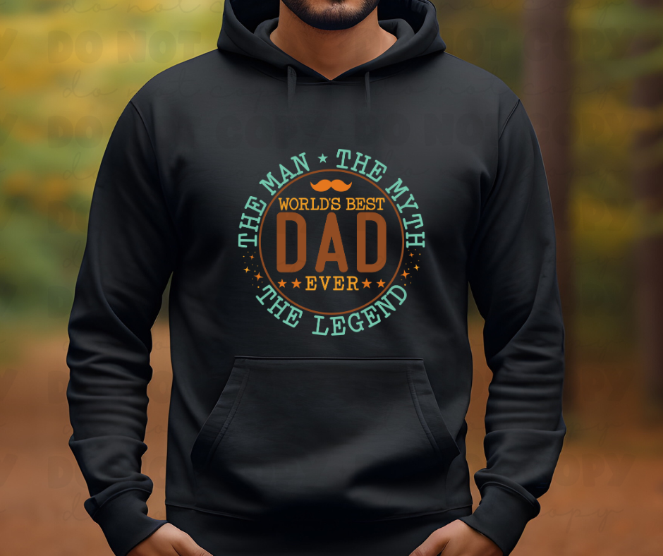 3985 World's Best Dad Ever *DREAM TRANSFER* DTF