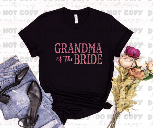 4175 Grandma of the bride *DREAM TRANSFER* DTF