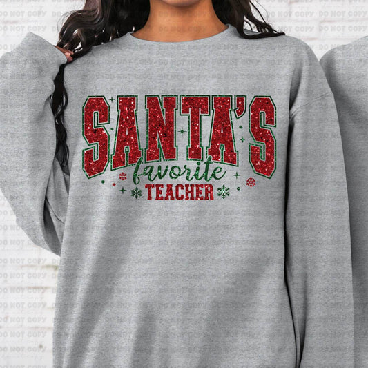 4758 Santa's favorite teacher *DREAM TRANSFER* DTF