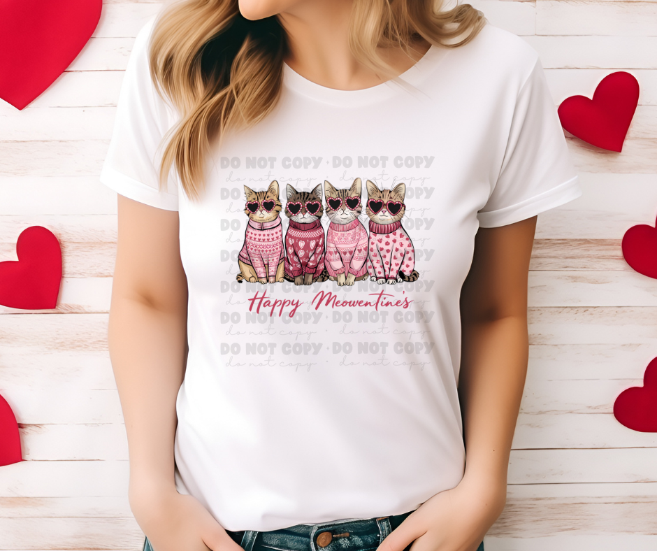 4908 - Happy Meowentine's *DTF