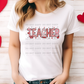 4909 - Teacher Valentine's Day with pencil *DTF