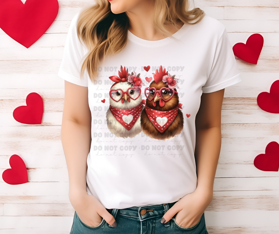 4921 - Valentine's Chickens *DTF