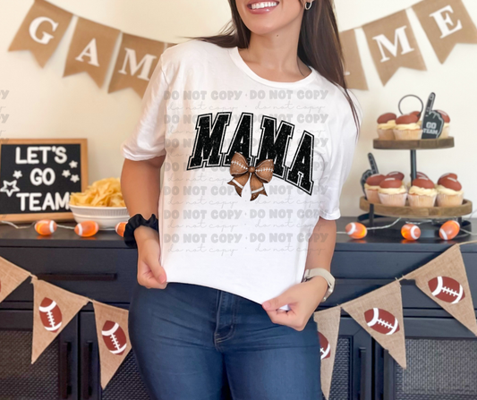 4646 Mama with football coquette bow *DREAM TRANSFER* DTF