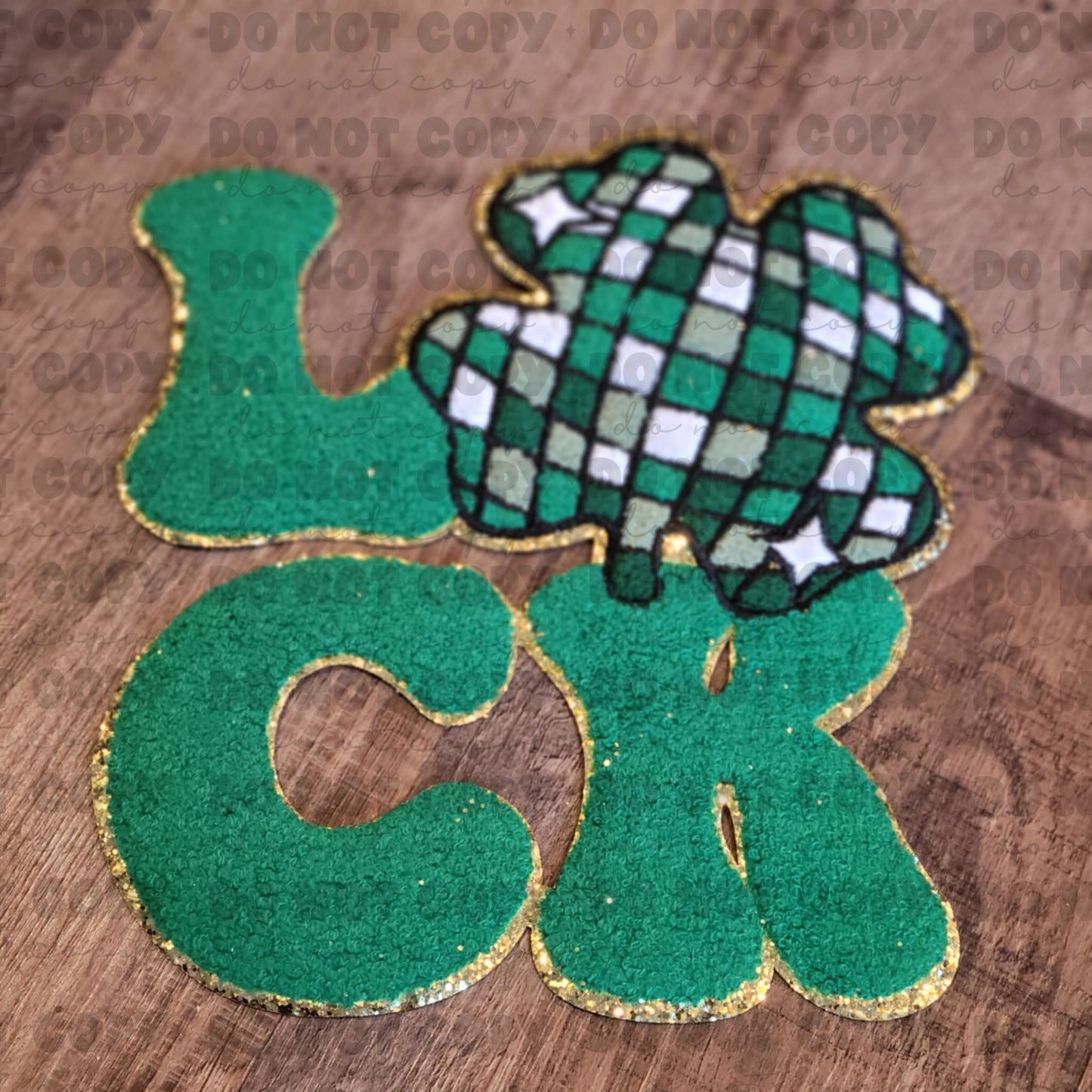 Luck shamrock clover St. Patrick's Day Patch