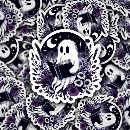 DC 1158 Reading Ghost Die cut sticker