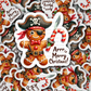 DC 1215 Arr merry Christmas Die cut sticker