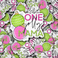 DC 1224 One jolly mama Die cut sticker