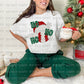 2935 Ho Ho Ho Christmas baseball *DREAM TRANSFER* DTF