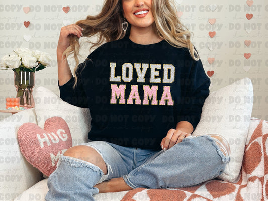 3182 Loved Mama Faux Embroidery *DREAM TRANSFER* DTF