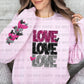 3180 Love Stacked Glitter with sleeve *DREAM TRANSFER* DTF