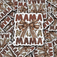 DC 1133 Mama coquette bow leopard Die cut sticker