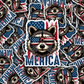 DC 1086 'Merica Die cut sticker