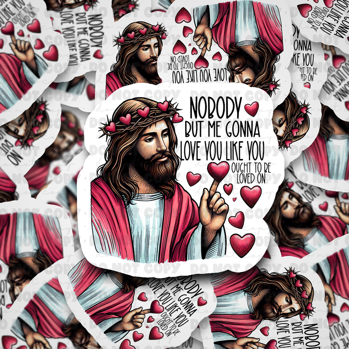 DC515 Nobody but me Die cut sticker 3-5 Business Day TAT