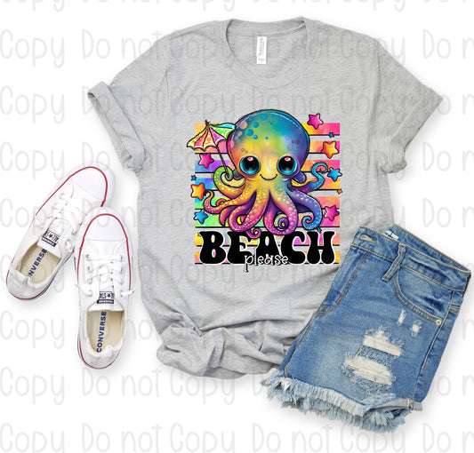 Beach please octopus *DREAM TRANSFER* DTF