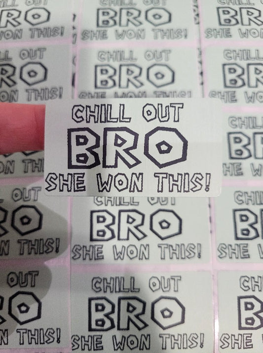 Chill out Bro she won this Stickers 50 OR 100 count