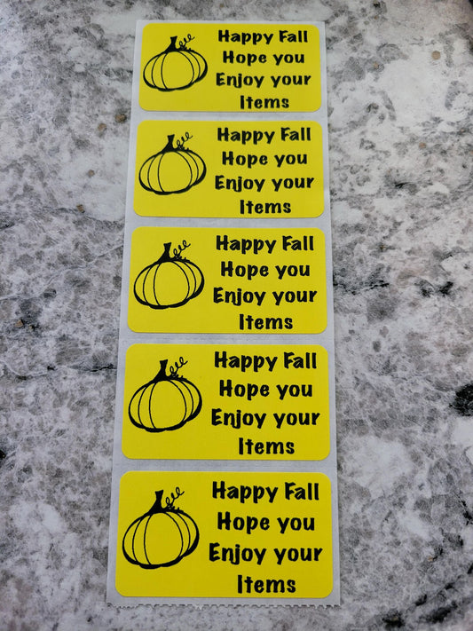 Happy Fall hope you enjoy your items 50 OR 100 count