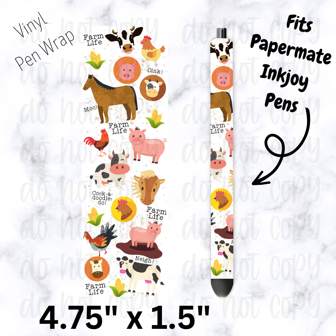 Farm animal pen wrap