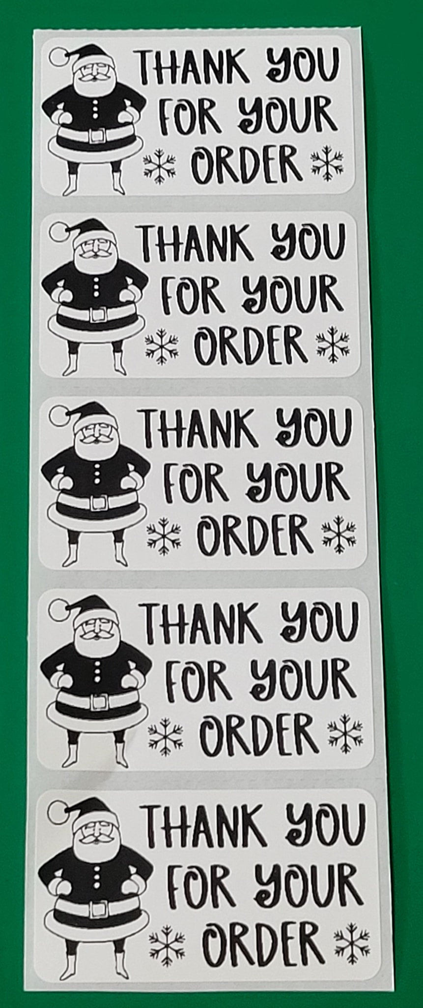 Thank you for your order with Santa Christmas 50 OR 100 count