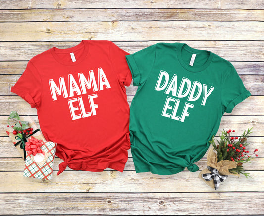 Mama Elf OR Daddy Elf *Choose from drop down menu