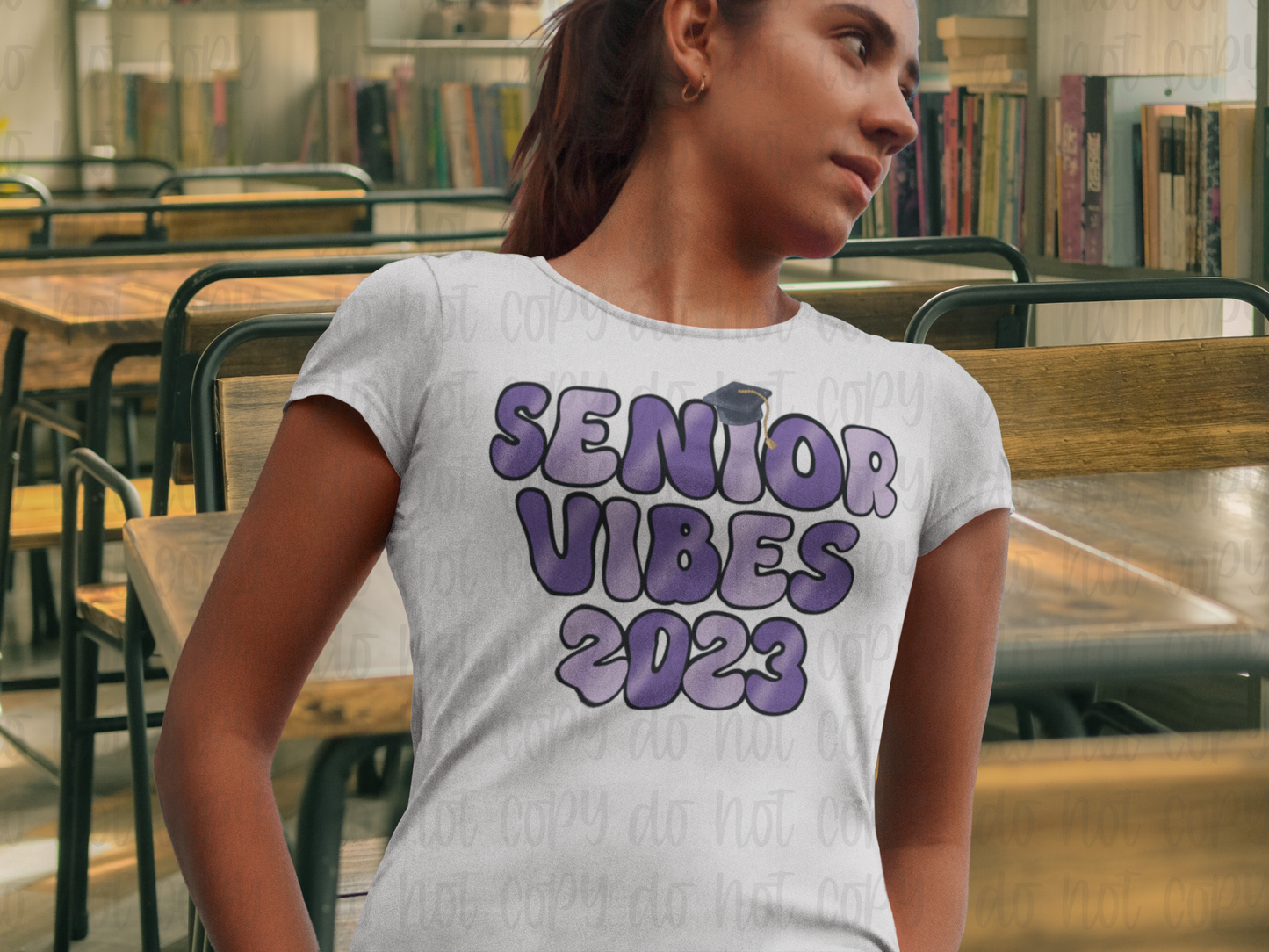 Senior vibes purple *DREAM TRANSFER* DTF